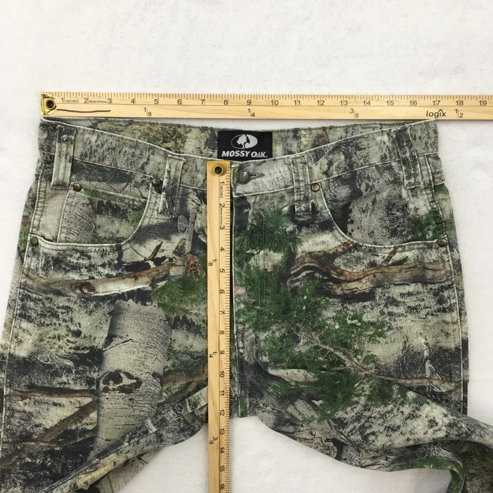 Mossy Oak Mens Camo Hunting Pants Camouflage Cotton Outdoor Work Trousers 34x32